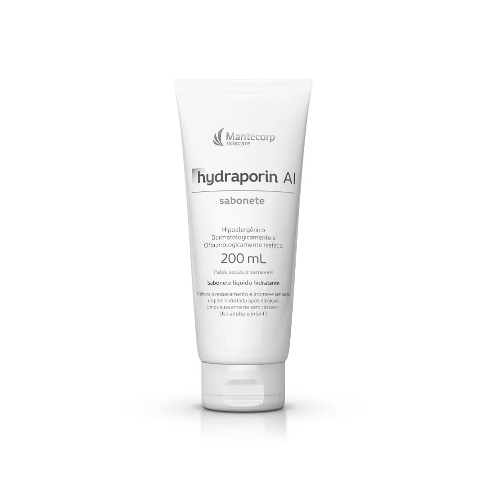 Sabonete Líquido Mantecorp Hydraporin AI Hidratante Peles Secas e Sensíveis 200ml