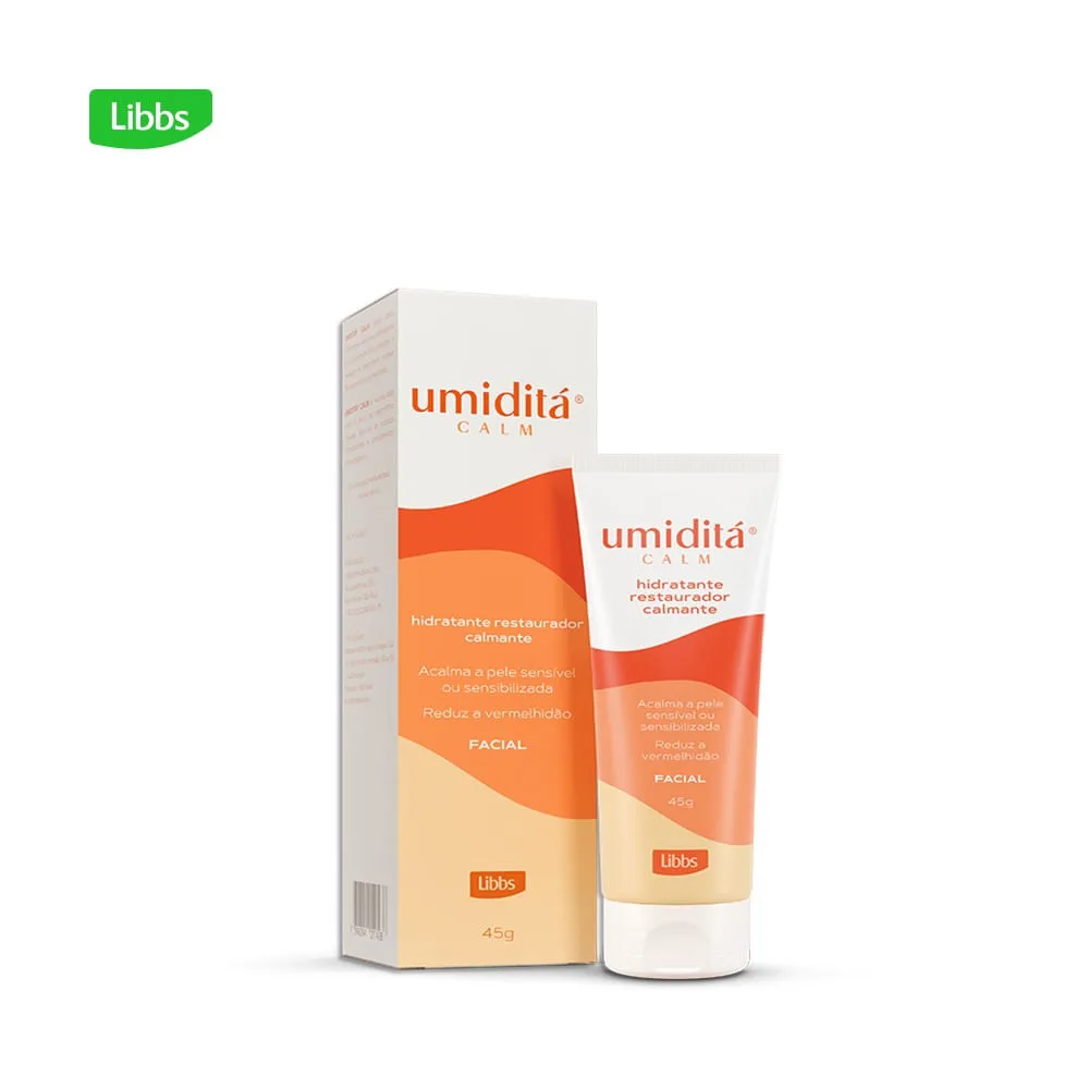 Creme Facial Umiditá Calm Hidratante Restaurador Calmante 45g
