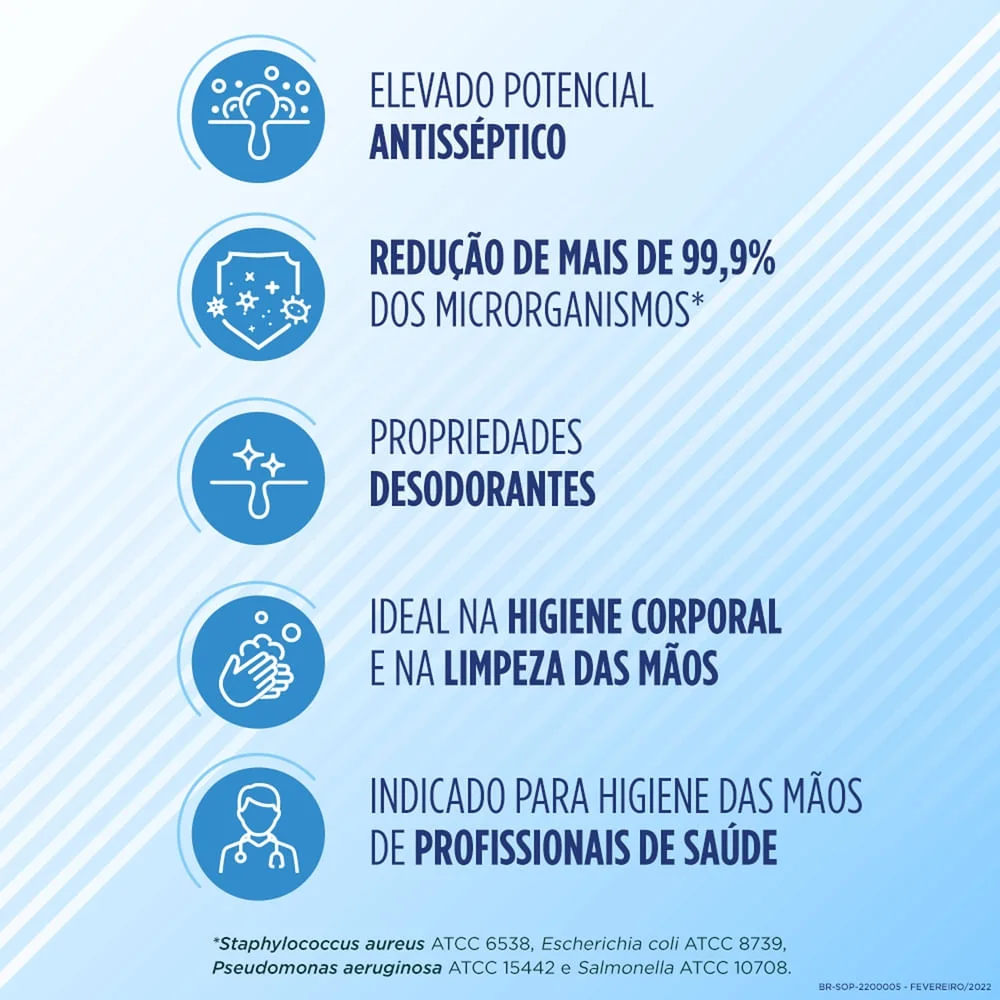 Sabonete Líquido Soapex Antisséptico 1% Triclosano 120ml