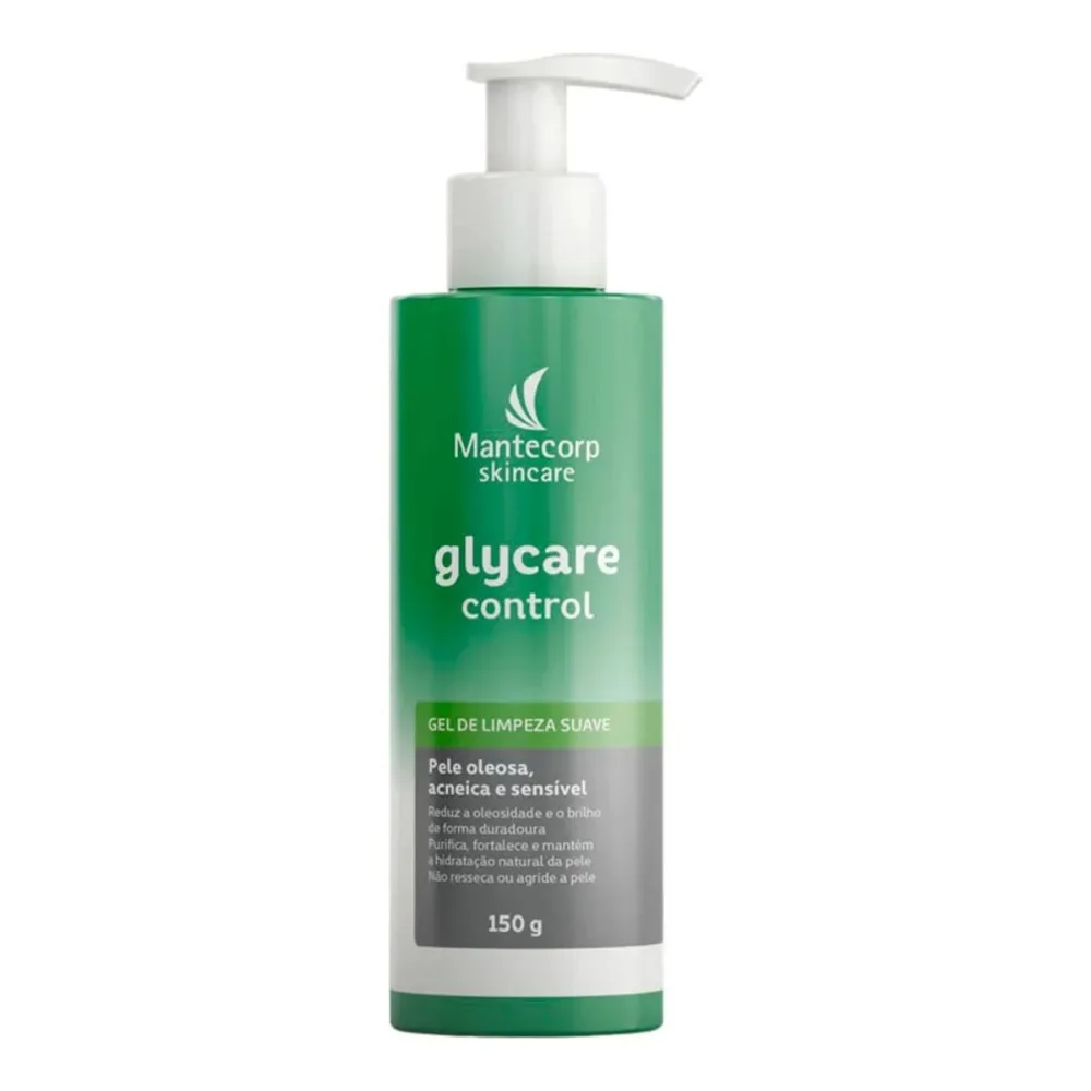 Gel de Limpeza Facial Mantecorp Skincare Glycare Control Suave 150ml