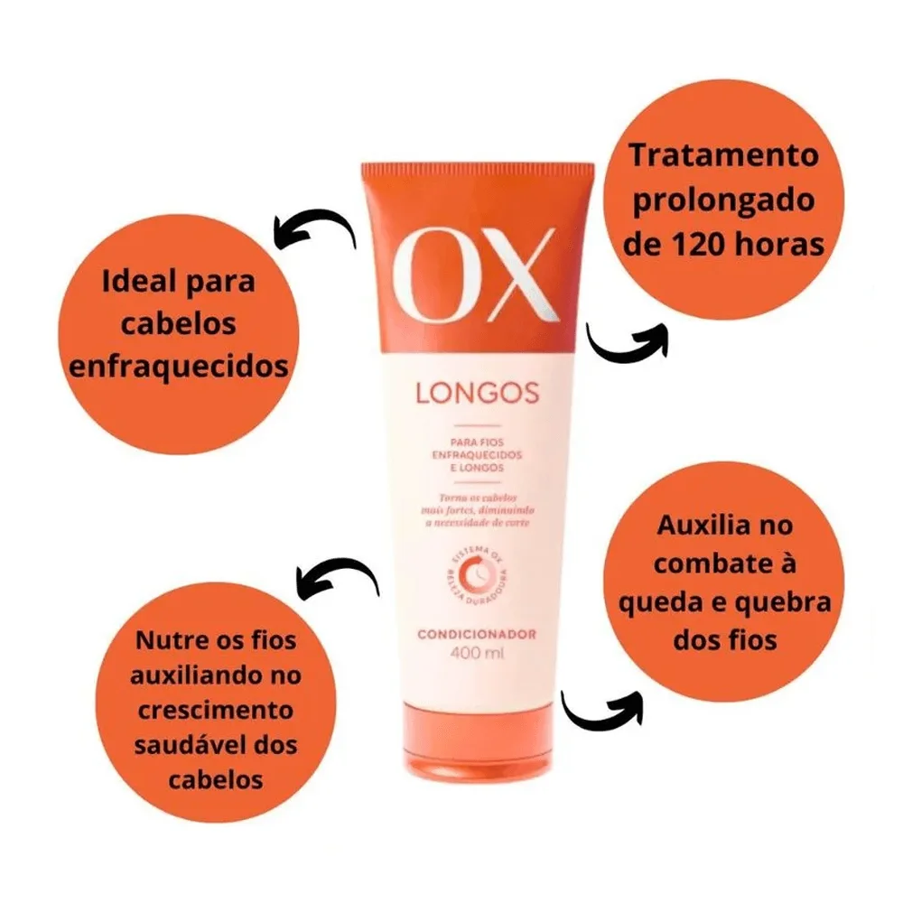 Condicionador OX Longos 400ml
