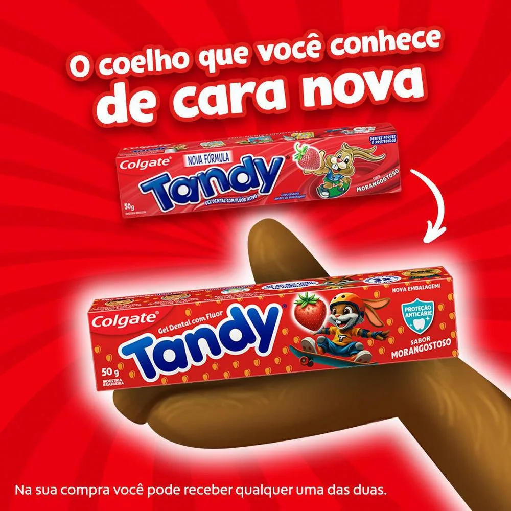 Gel Dental Infantil Colgate Tandy Sabor Morango 50g