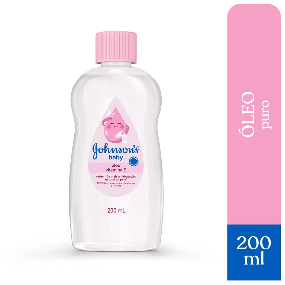 Óleo Corporal Johnson's Baby Bebê Regular 200ml