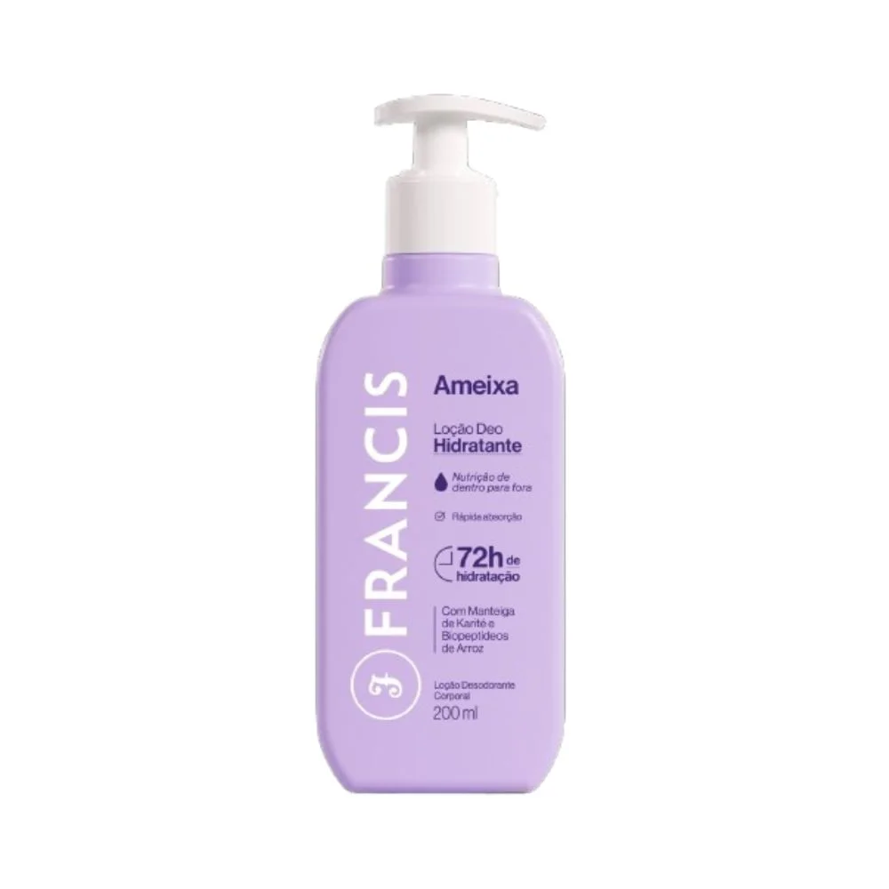 Loção Corporal Francis Ameixa Deo Hidratante 200ml
