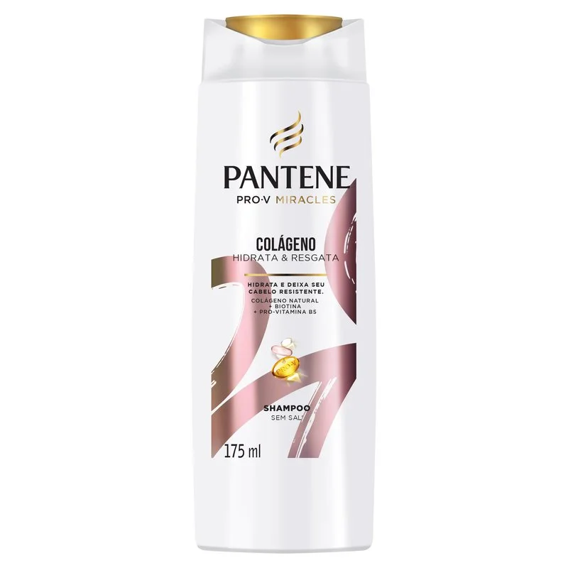 Shampoo Pantene Pro-V Colágeno Hidrata & Resgata 175ml