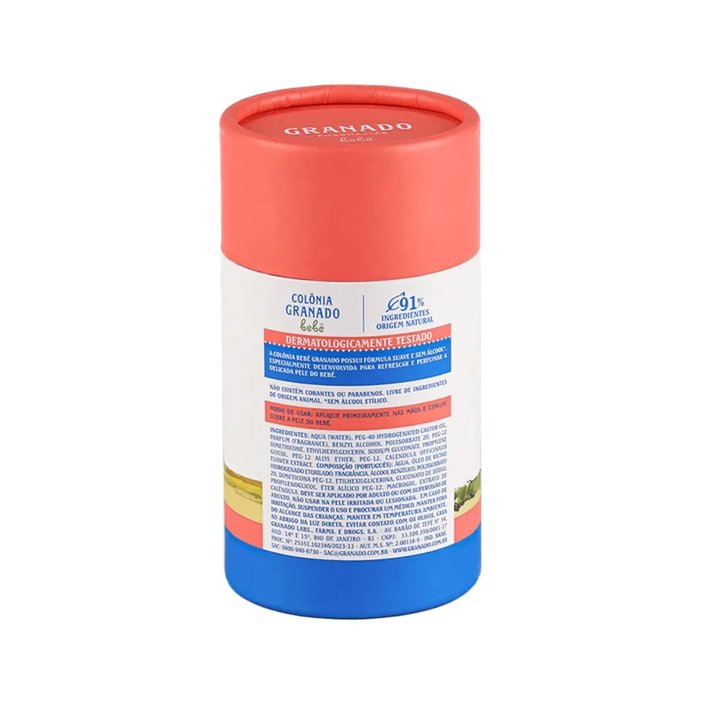 Colônia Infantil Granado Bebê Sem Álcool Recém-Nascido Calêndula 100ml