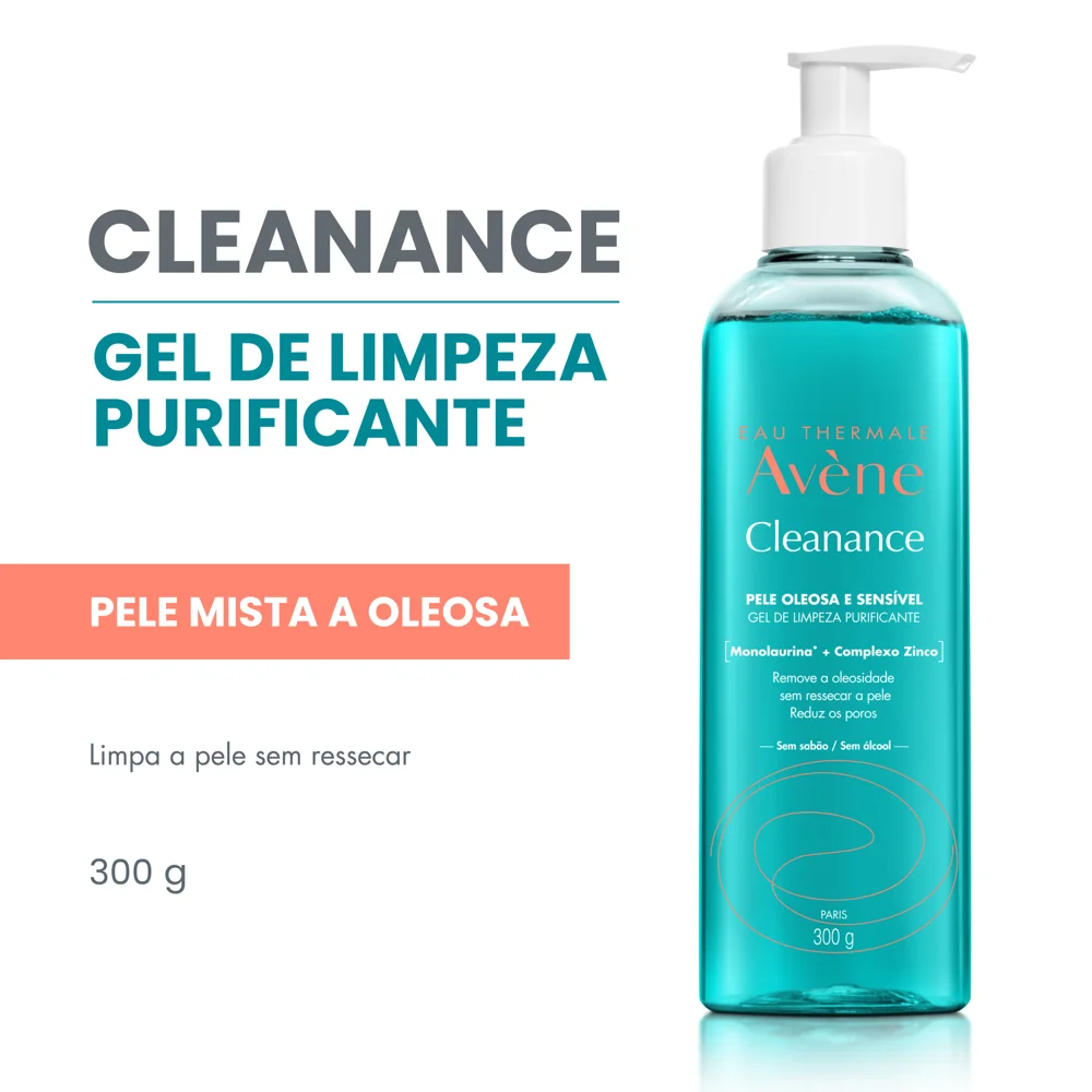 Gel de Limpeza Facial Avène Cleanance 300ml