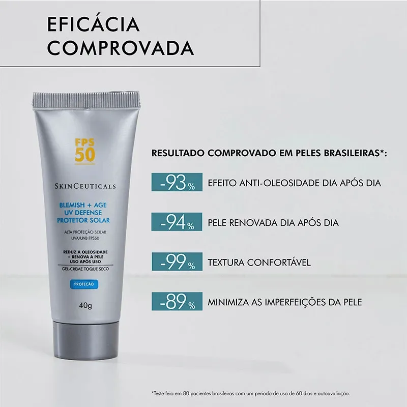 Protetor Solar Skinceuticals Blemish + Age UV Defense FPS 50 40G