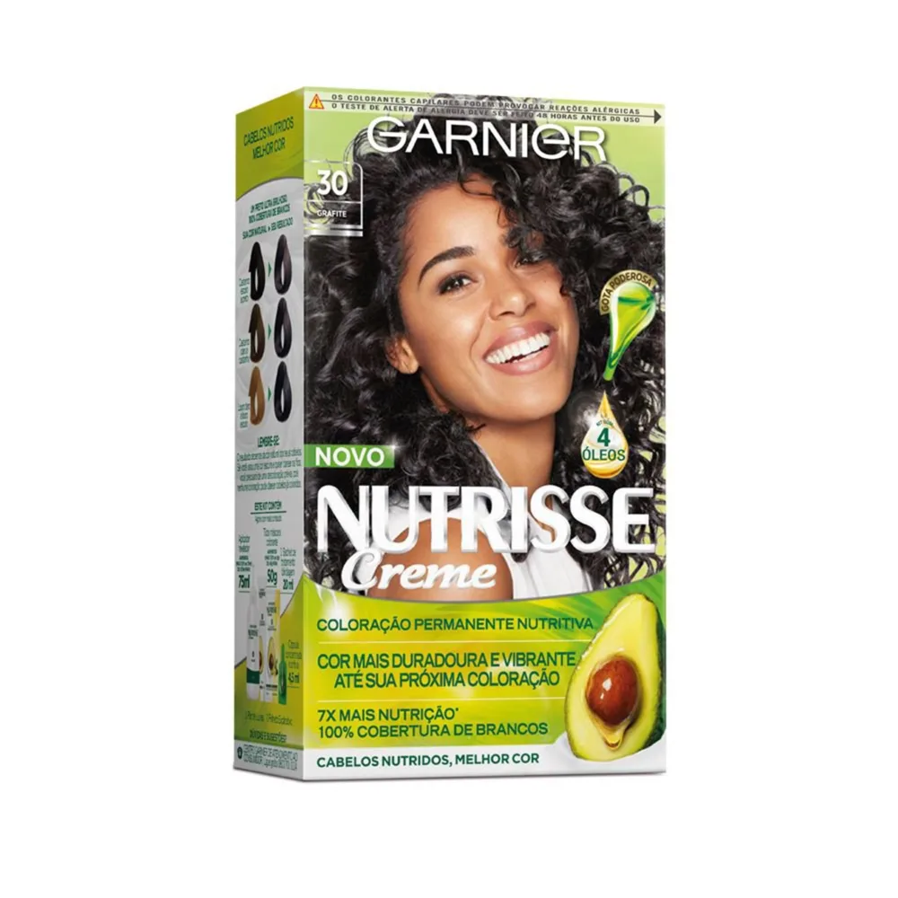 Coloração Nutrisse creme 30 Grafite