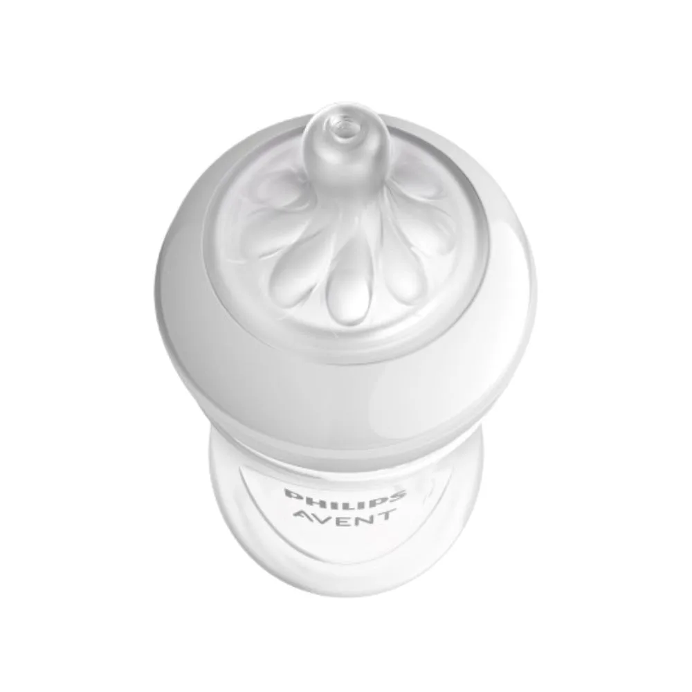 Mamadeira Philips Avent Pétala +1 mês Anticólica Fluxo Médio 260ml 1 Unidade