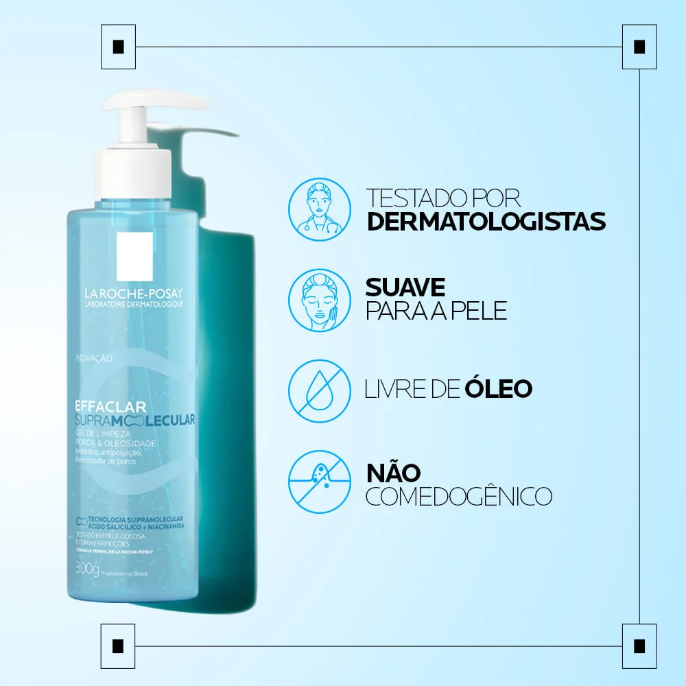 Gel De Limpeza La Roche-Posay Effaclar Supramolecular 300g