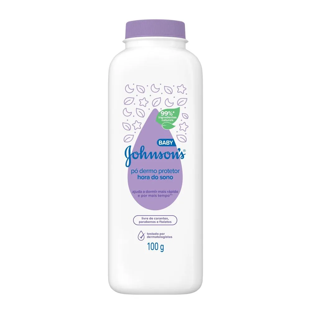 Talco Infantil Johnson's Baby Dermo Protetor Hora do Sono 100g