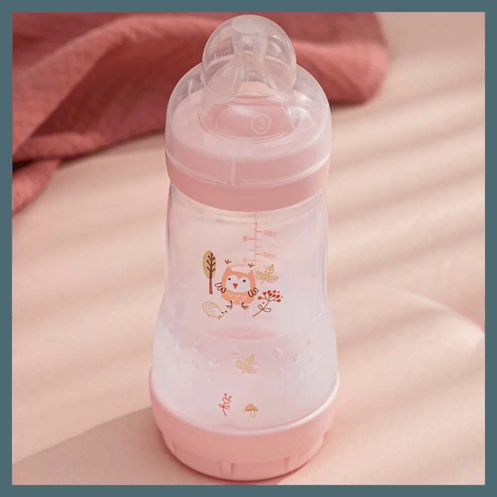Mamadeira MAM Easy Start Anticólica +2 meses Rosa 260ml 1 Unidade