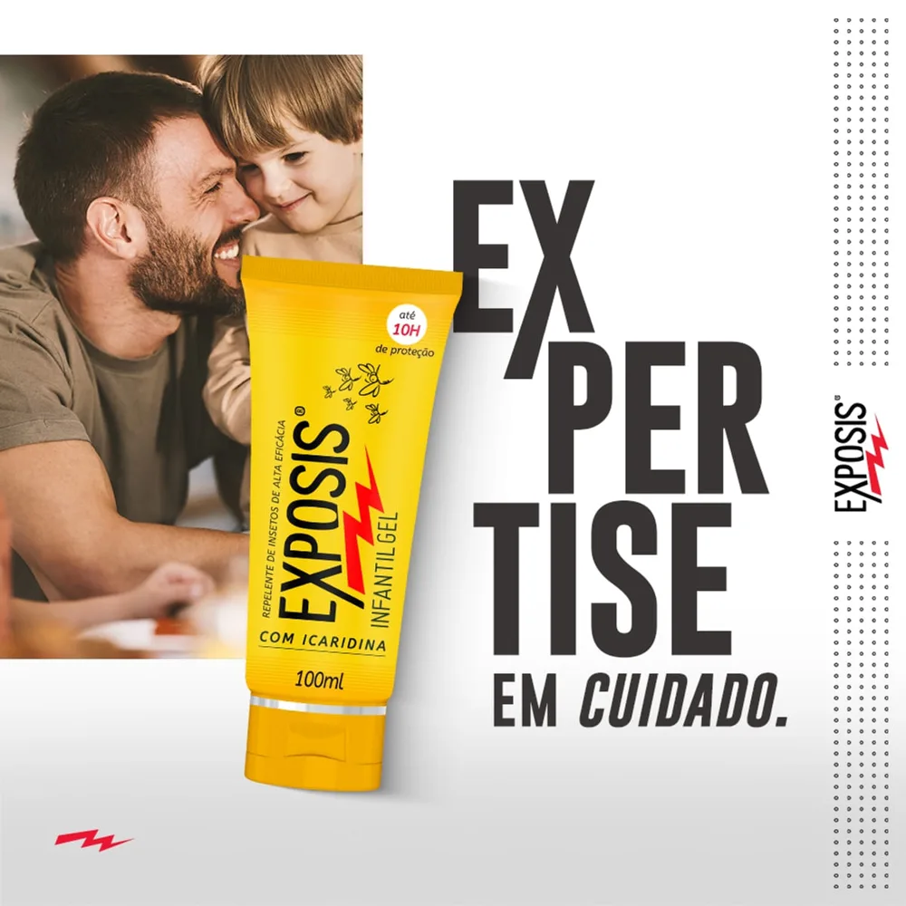 Repelente Exposis Infantil Gel 100ml