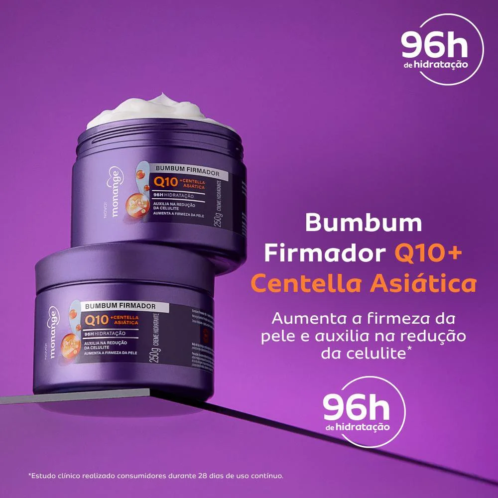 Hidratante Monange Bumbum Firmador Q10 com Centella Asiática 250g