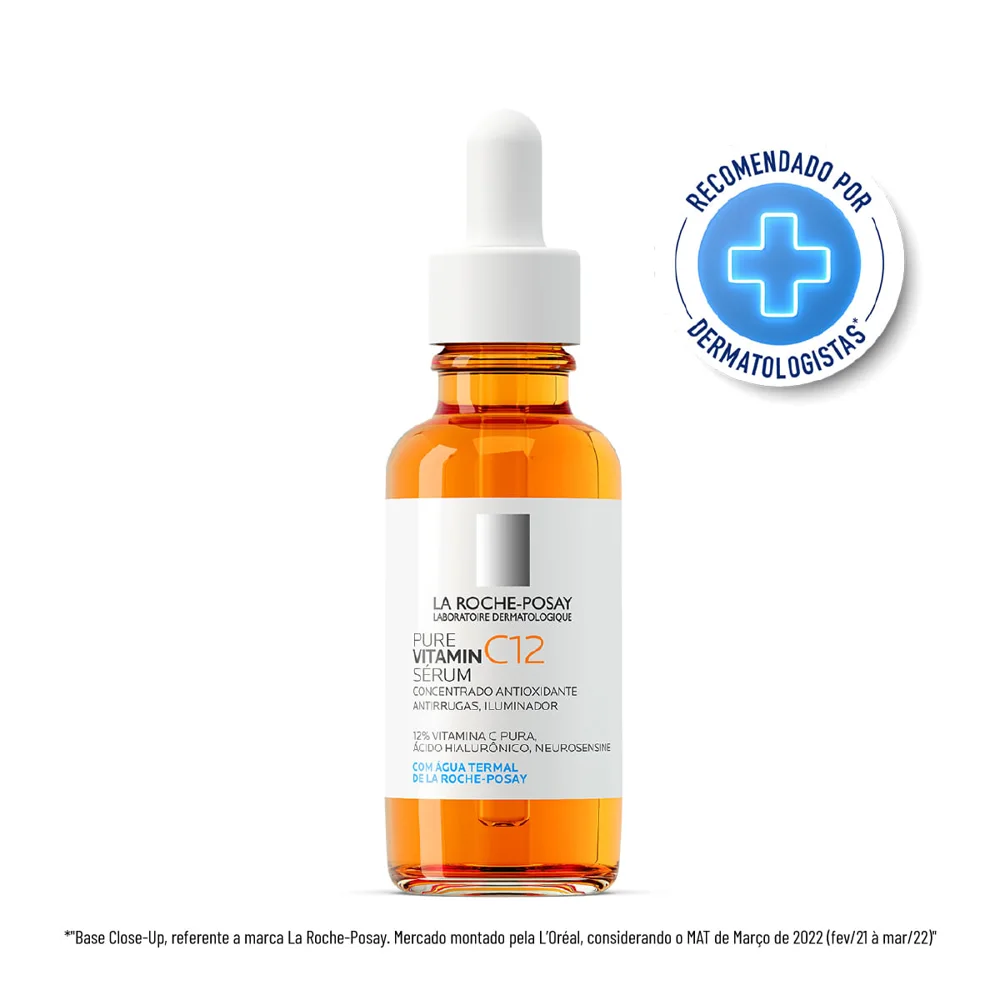Sérum La Roche-Posay Pure Vitamin C12 Antirrugas Oil Control 30ml
