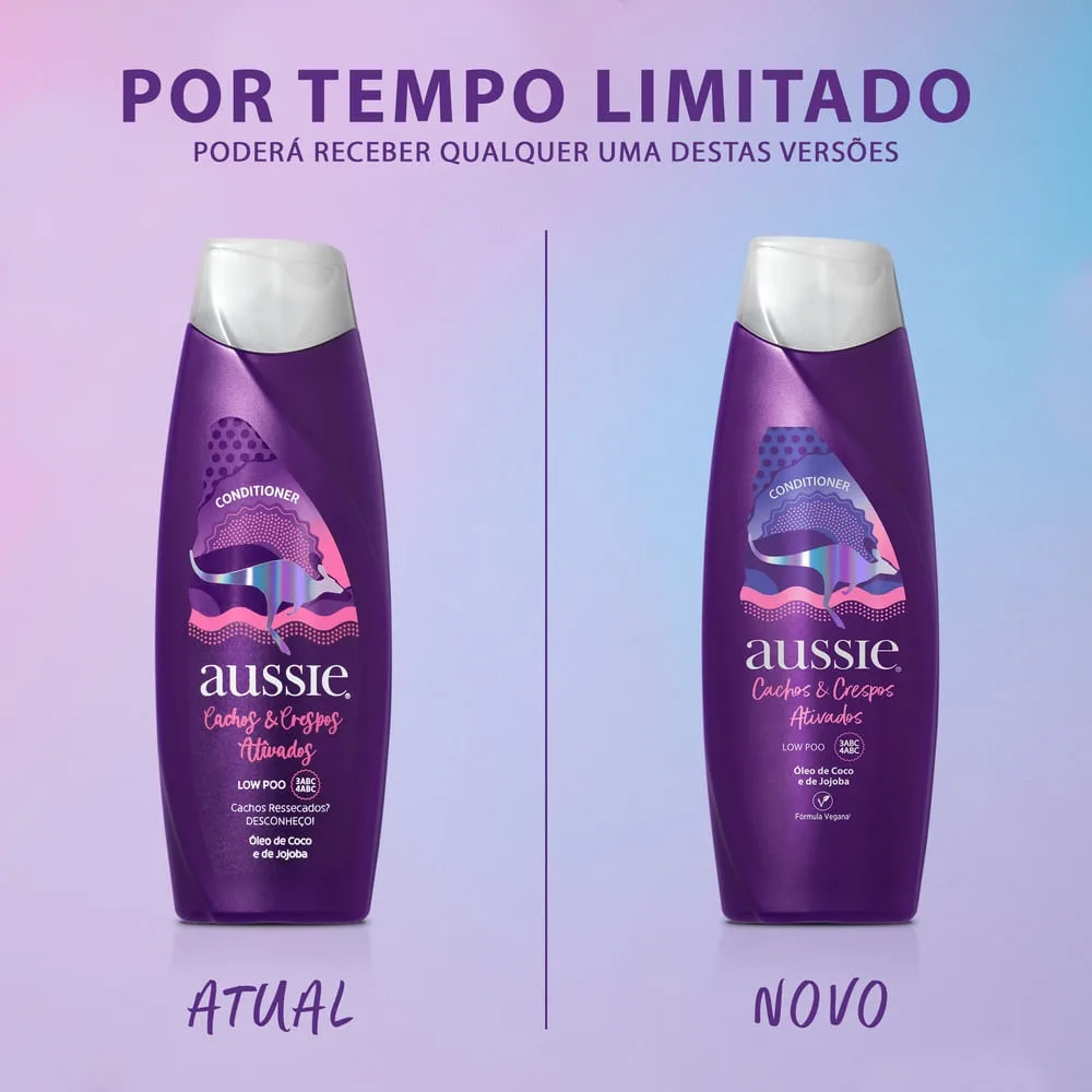 Condicionador Aussie Cachos e Crespos Ativação 360ml