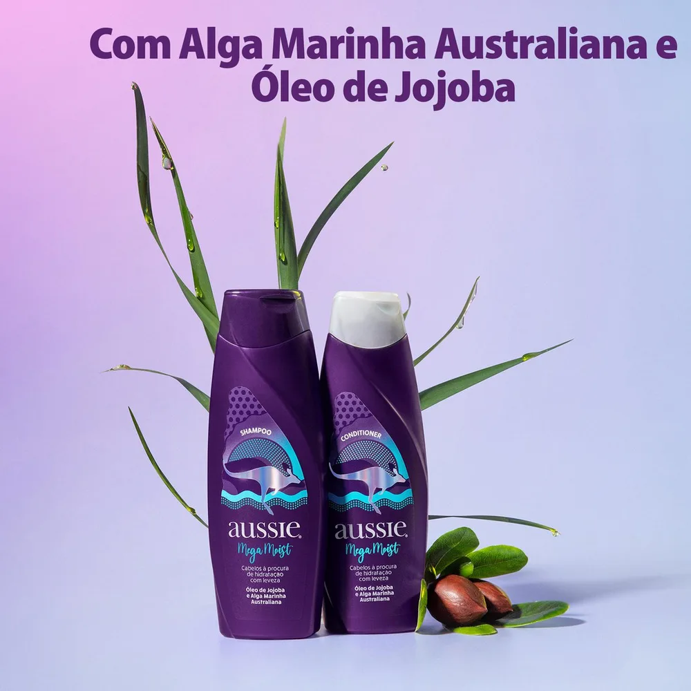 Condicionador Aussie Mega Moist 180ml