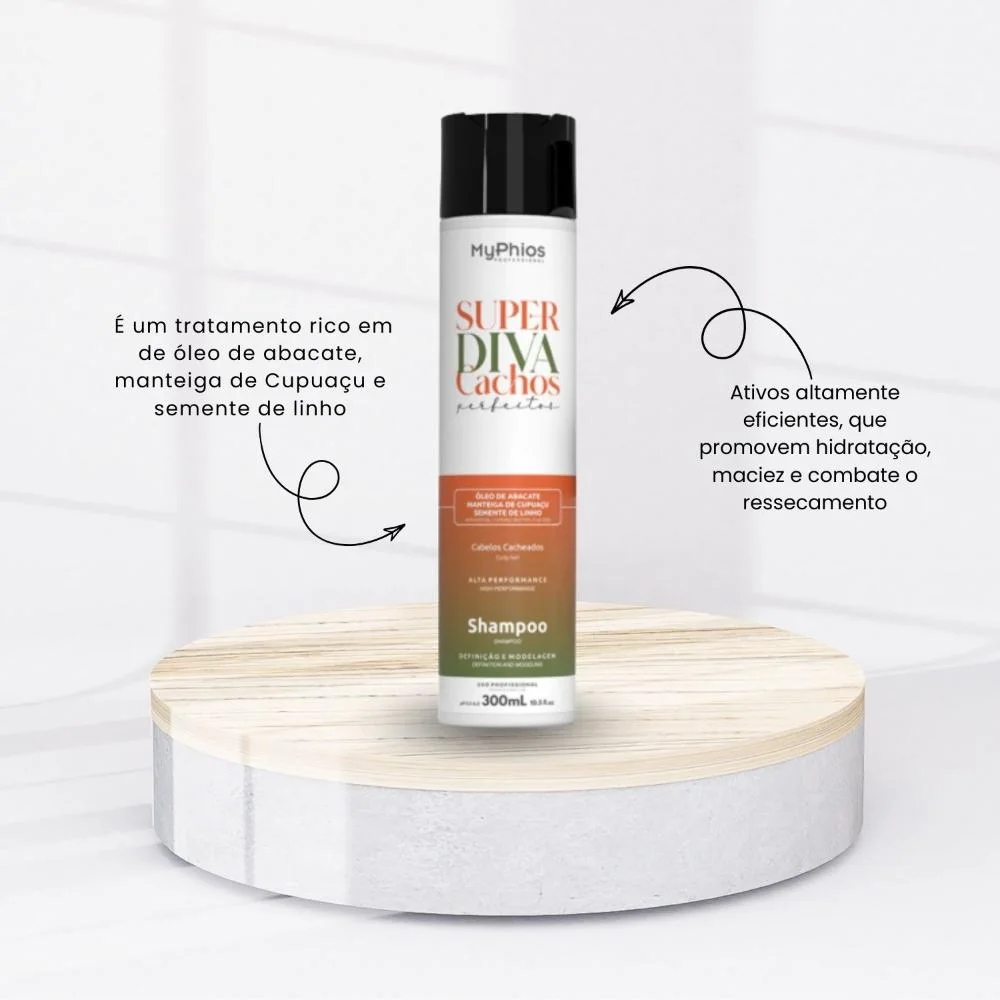 MyPhios - Super Diva Cachos Perfeitos - Shampoo - 300g