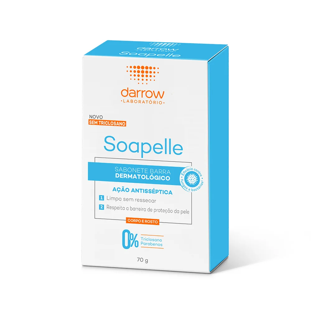 Sabonete em Barra Facial Soapelle Antisséptico 70g
