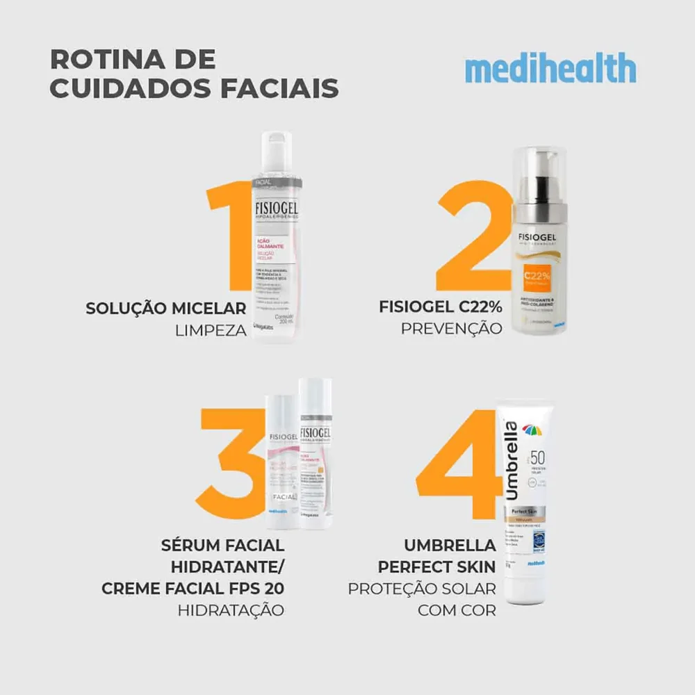 Sérum Facial Fisiogel Vitamina C 22% Antioxidante 30ml