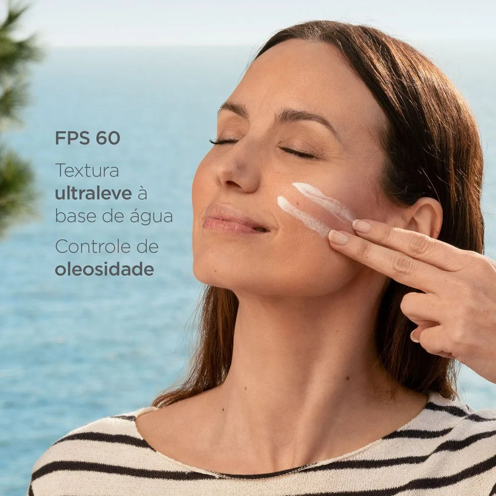 Protetor Solar Facial ISDIN Fusion Water FPS60 Sem Cor 30ml