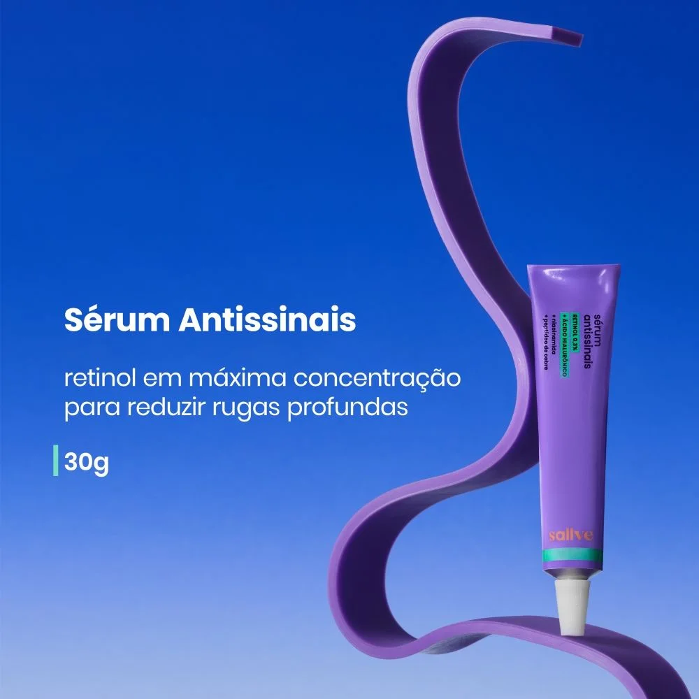 Sérum Facial Sallve Antissinais Retinol 0,3% 30ml
