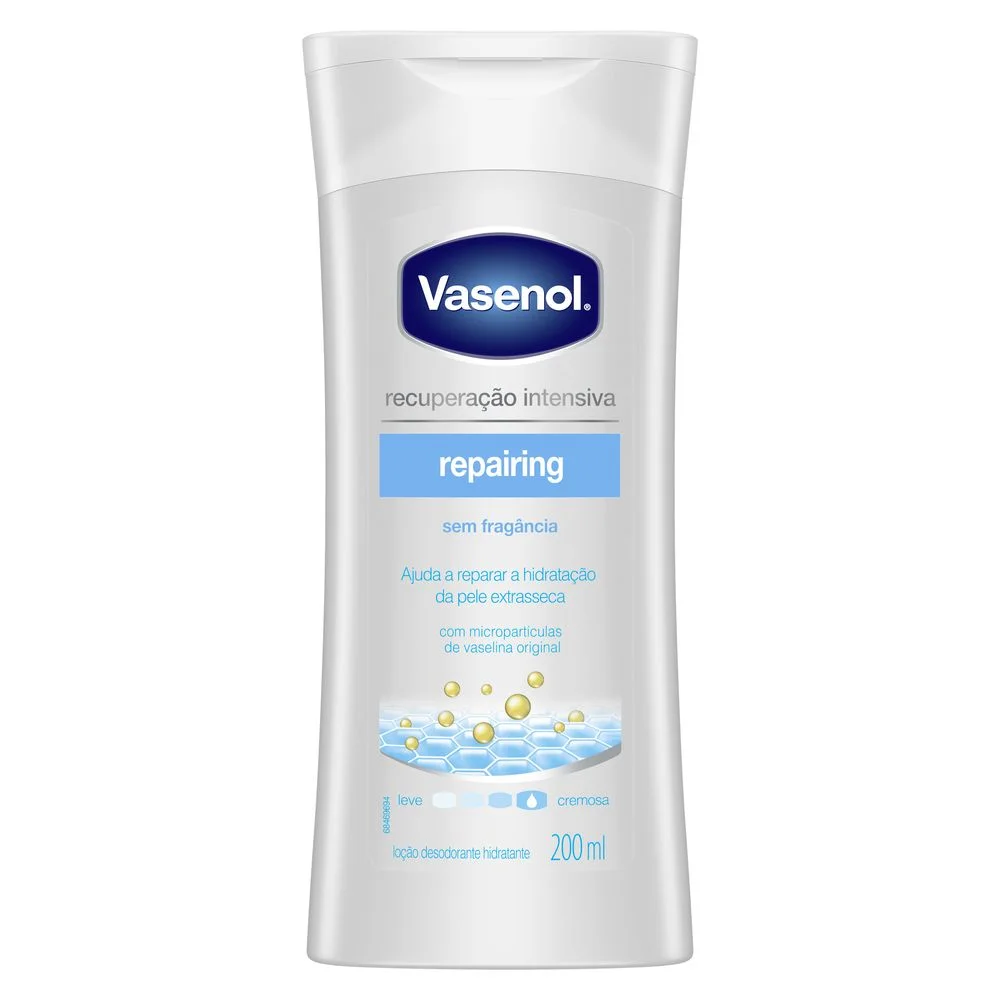 Loção Corporal Vasenol Recuperação Intensiva Reparadora 200ml