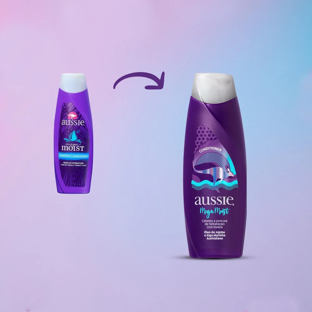 Condicionador Aussie Mega Moist 180ml