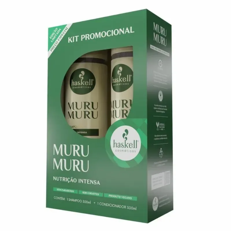 Kit Murumuru Para Cabelos Secos Shampoo 300ml + Condicionador 300ml