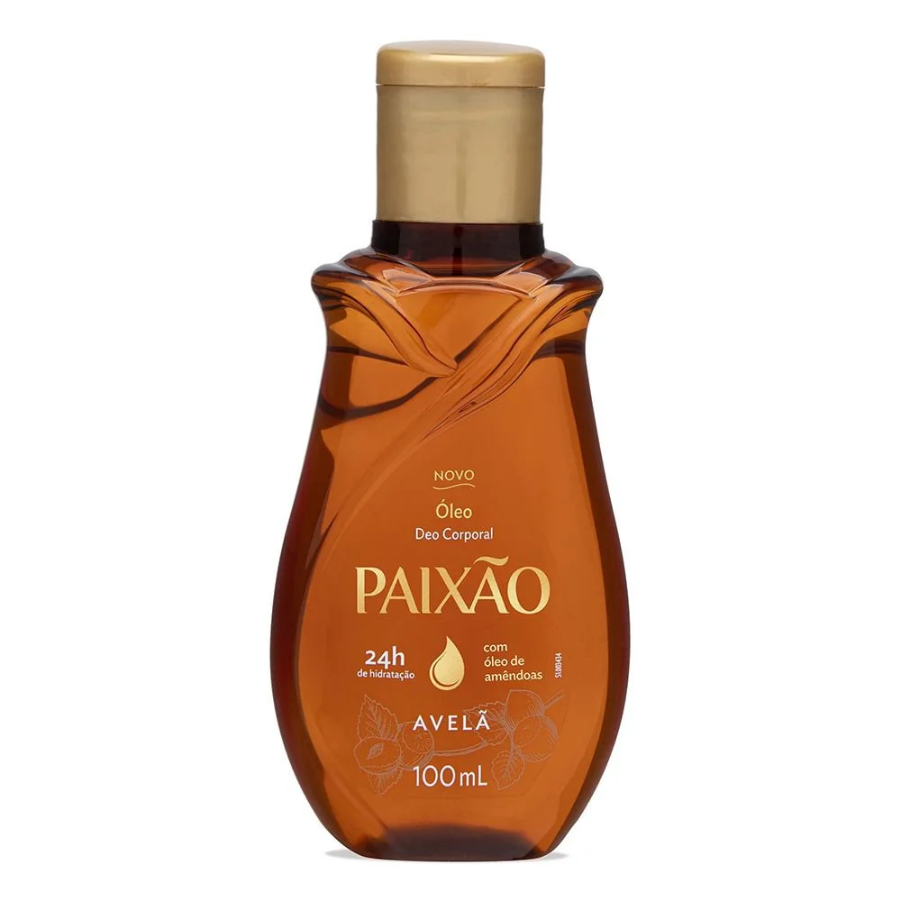 Kit Paixão Hidratação Corporal Hidratante Irresistível 400ml + Óleo Amêndoas e Avelã 100ml