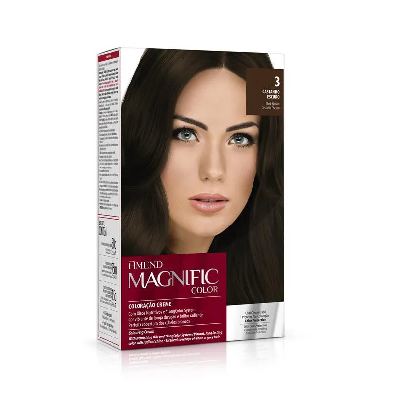 Tinta De Cabelo Amend Magnific 30 Castanho Escuro