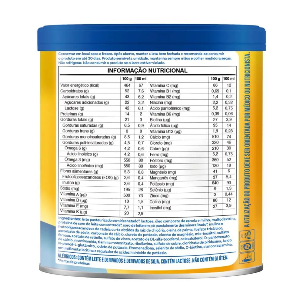 Formula Infantil Plura De 1 A 3 Anos 800g