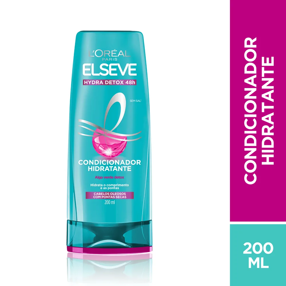Condicionador Elseve Hydra Detox 48h Hidratante 200ml