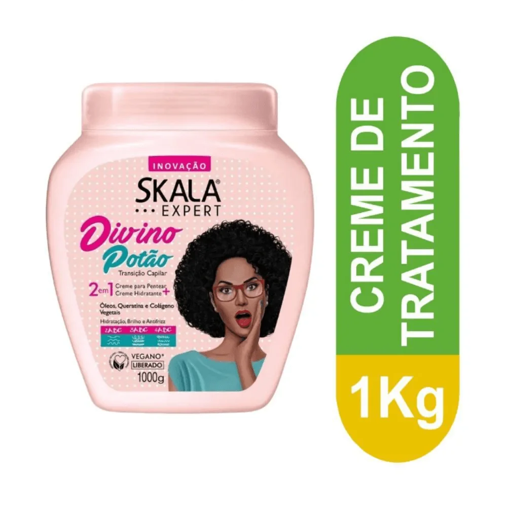 Creme de Tratamento Capilar Skala Expert Divino Potão 2 em 1 1kg