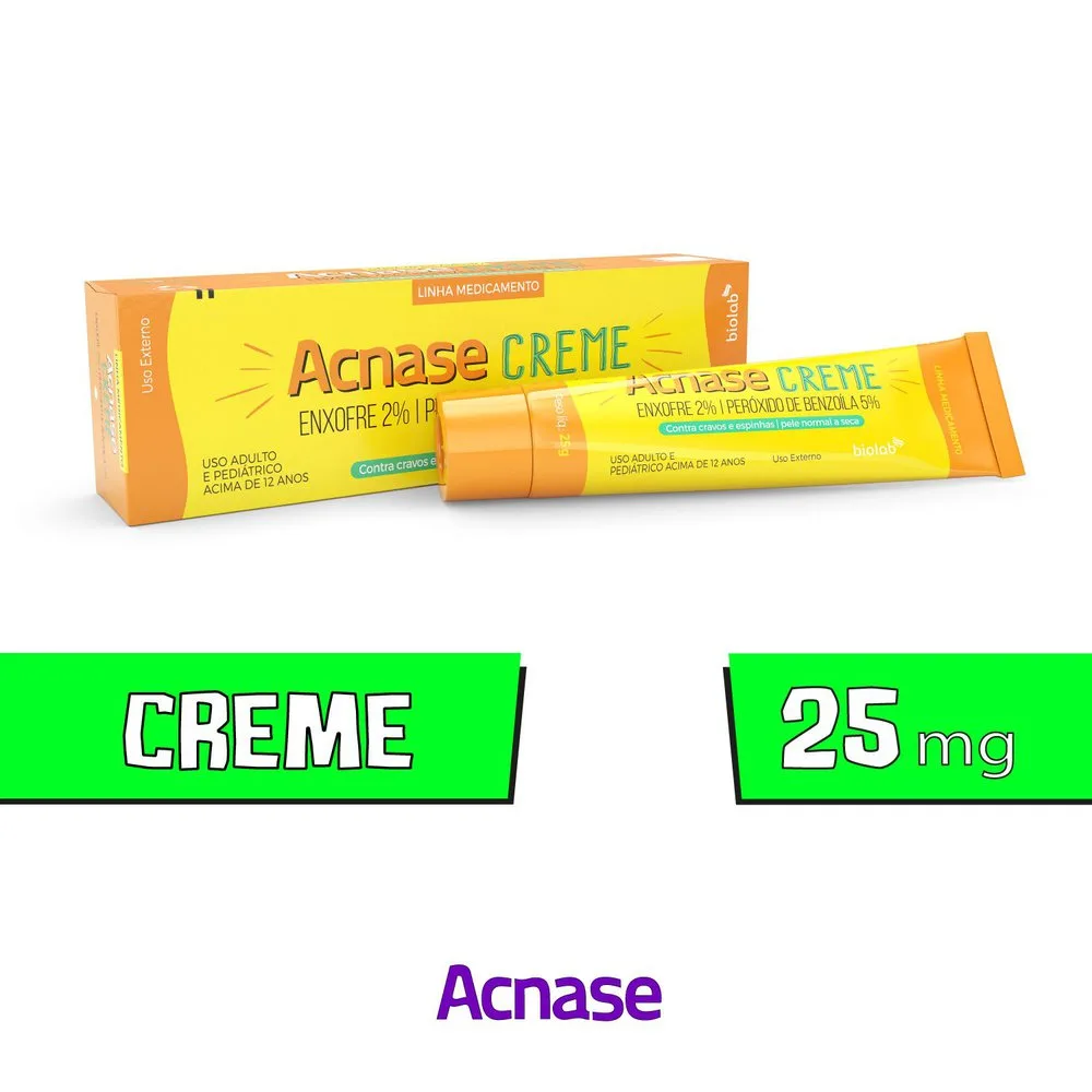 Creme Facial Acnase 25g