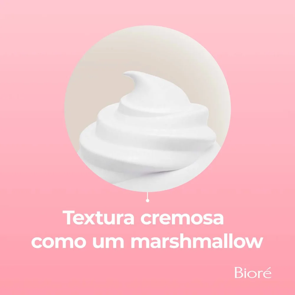 Sabonete Facial Bioré Marshmallow Whip Moisture 130ml