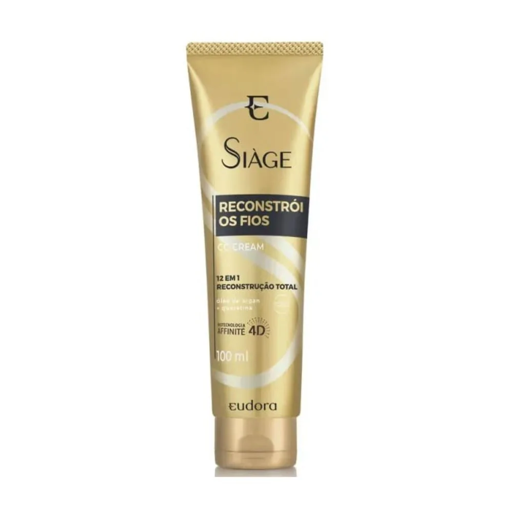 Creme De Tratamento Eudora Siage Reconstroi Fios 100ml