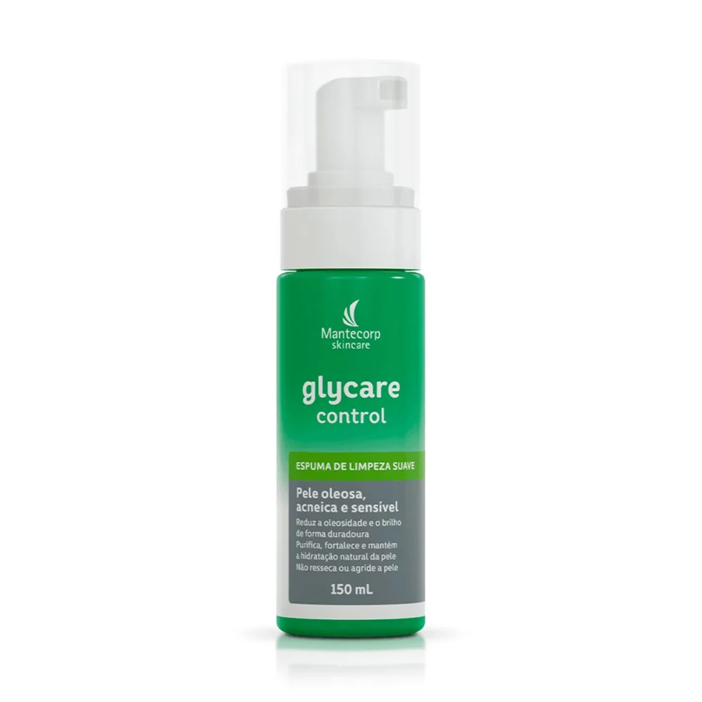 Espuma de Limpeza Facial Glycare Control Ácido Glicólico 150ml