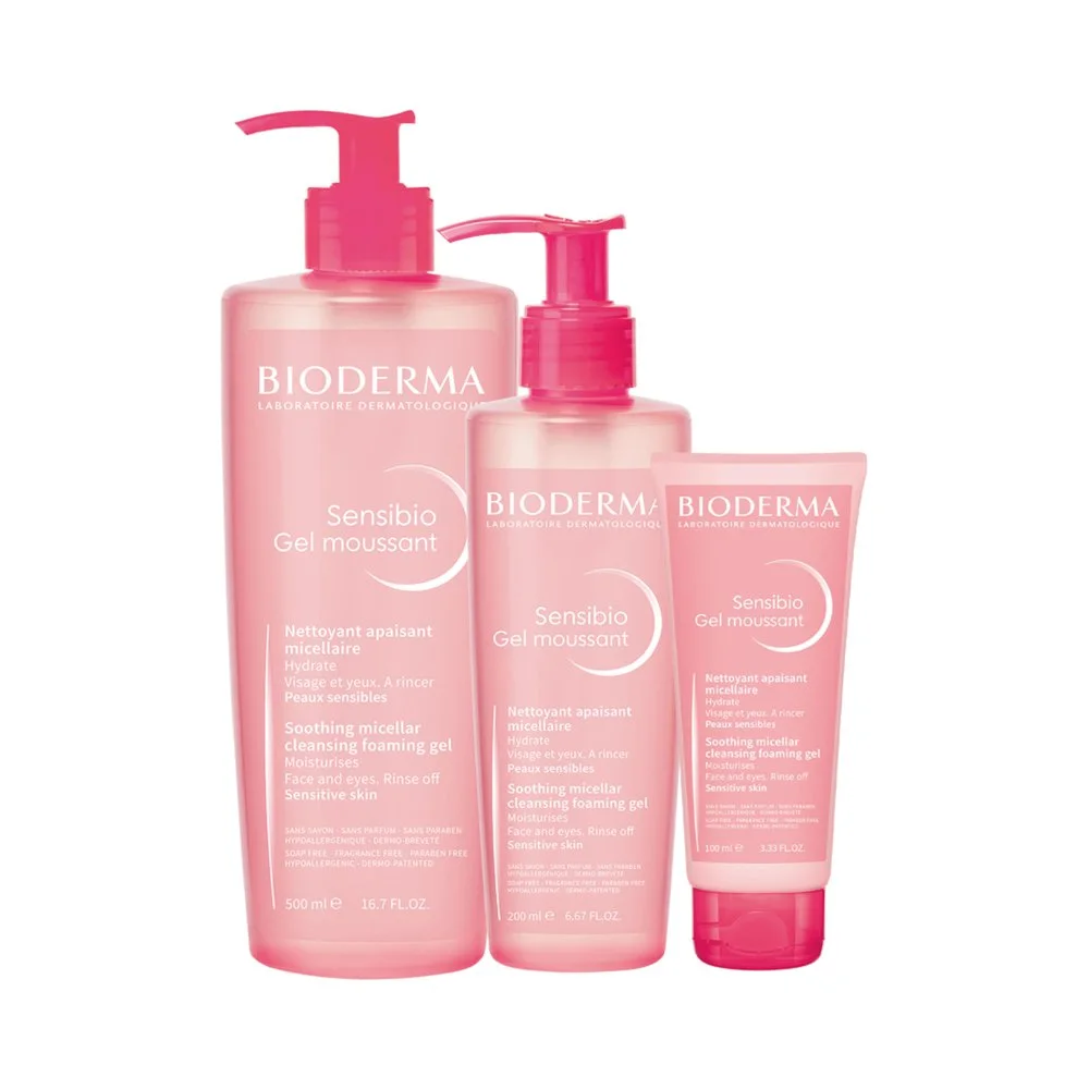 Gel de Limpeza Micelar Calmante e Hidratante Bioderma Sensibio Gel Moussant 200ml