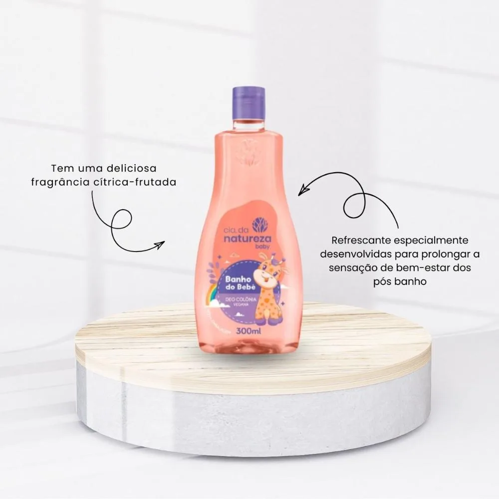 Cia da Natureza - Kit Presente Baby Amor e Cuidado - Kit Infantil