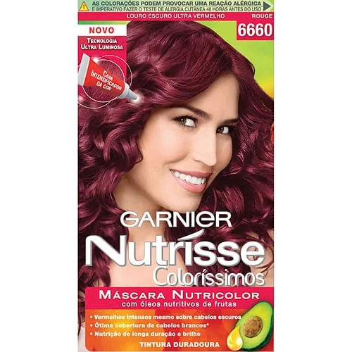 Coloração Nutrisse Creme Coloríssimo 6660 Rouge