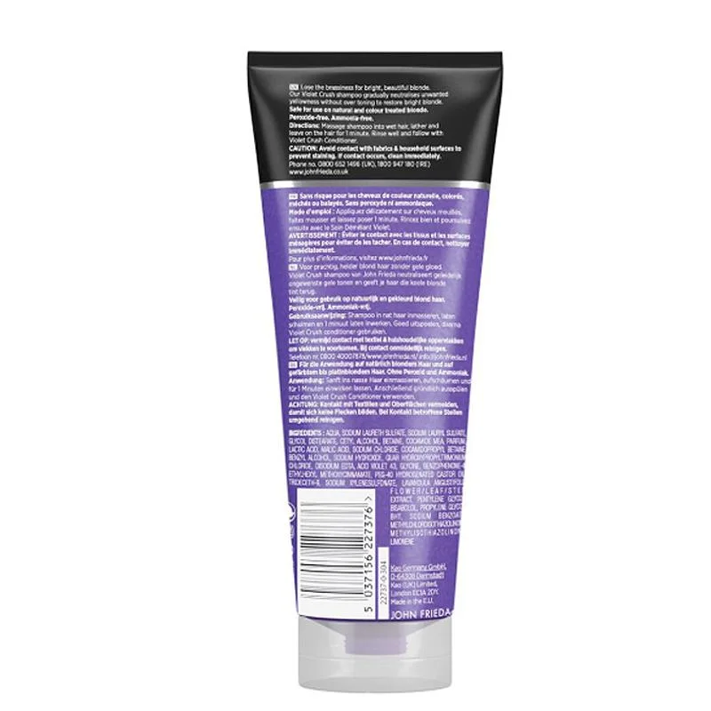Shampoo Violet Crush for Blondes John Frieda - 245ml