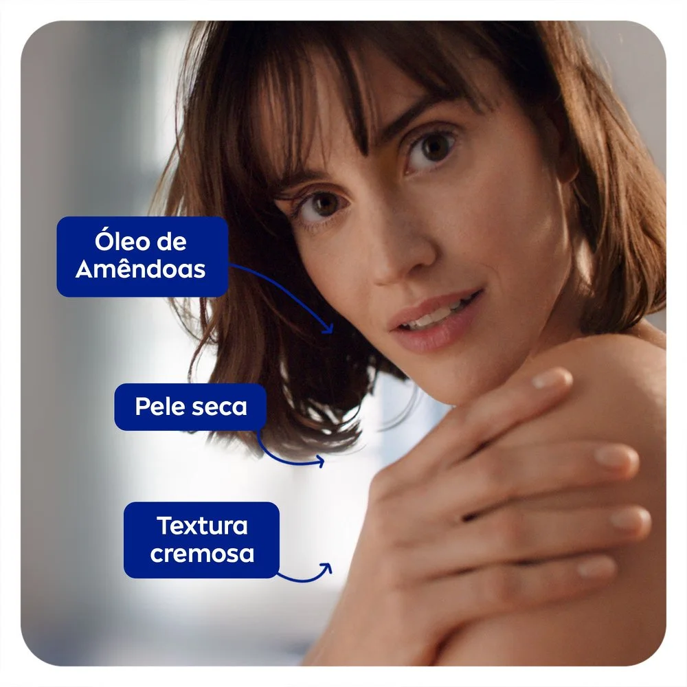 Loção Hidratante para Banho Nivea Milk Pele Seca 250ml