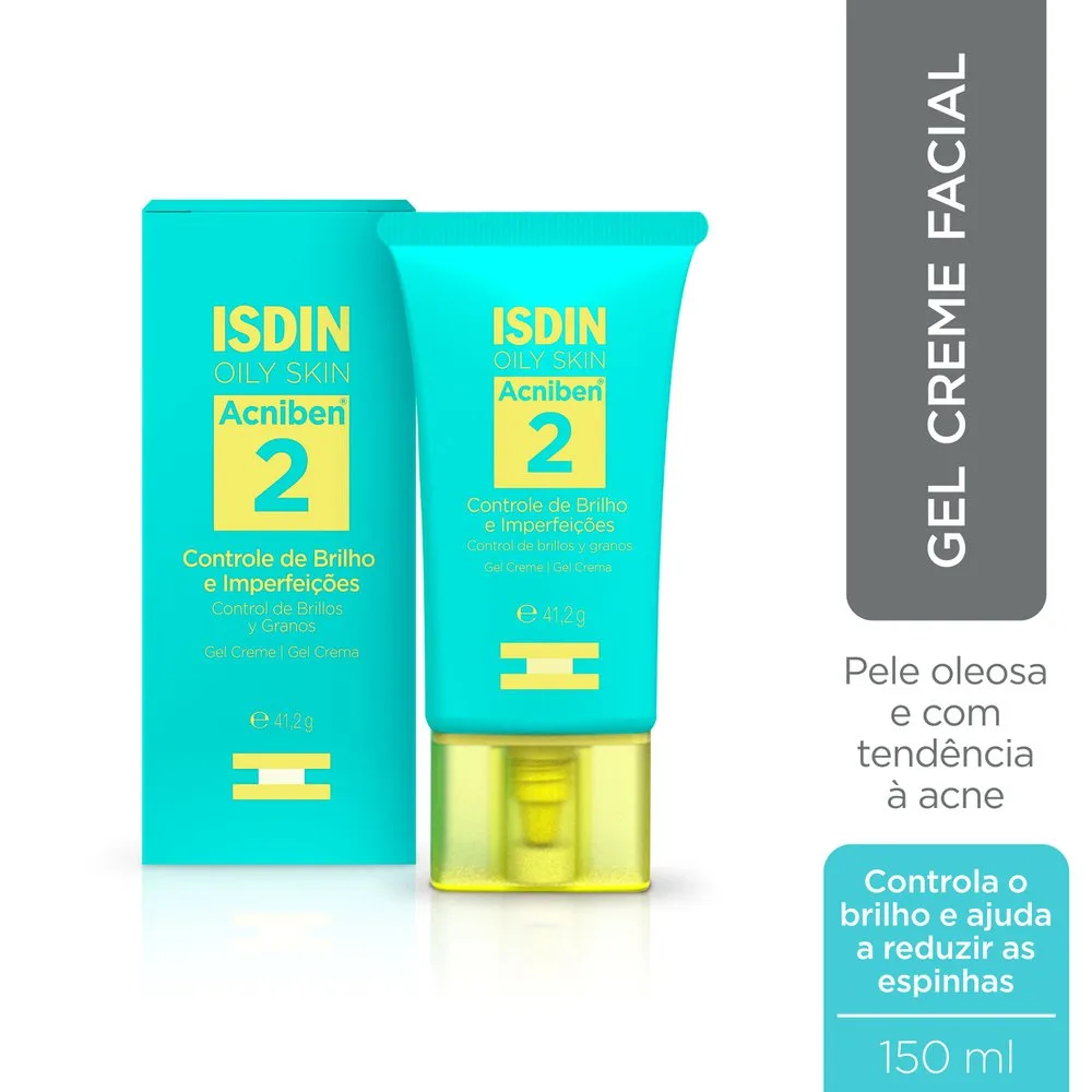 Gel Creme Facial ISDIN Acniben Controle de Brilho 41,2g
