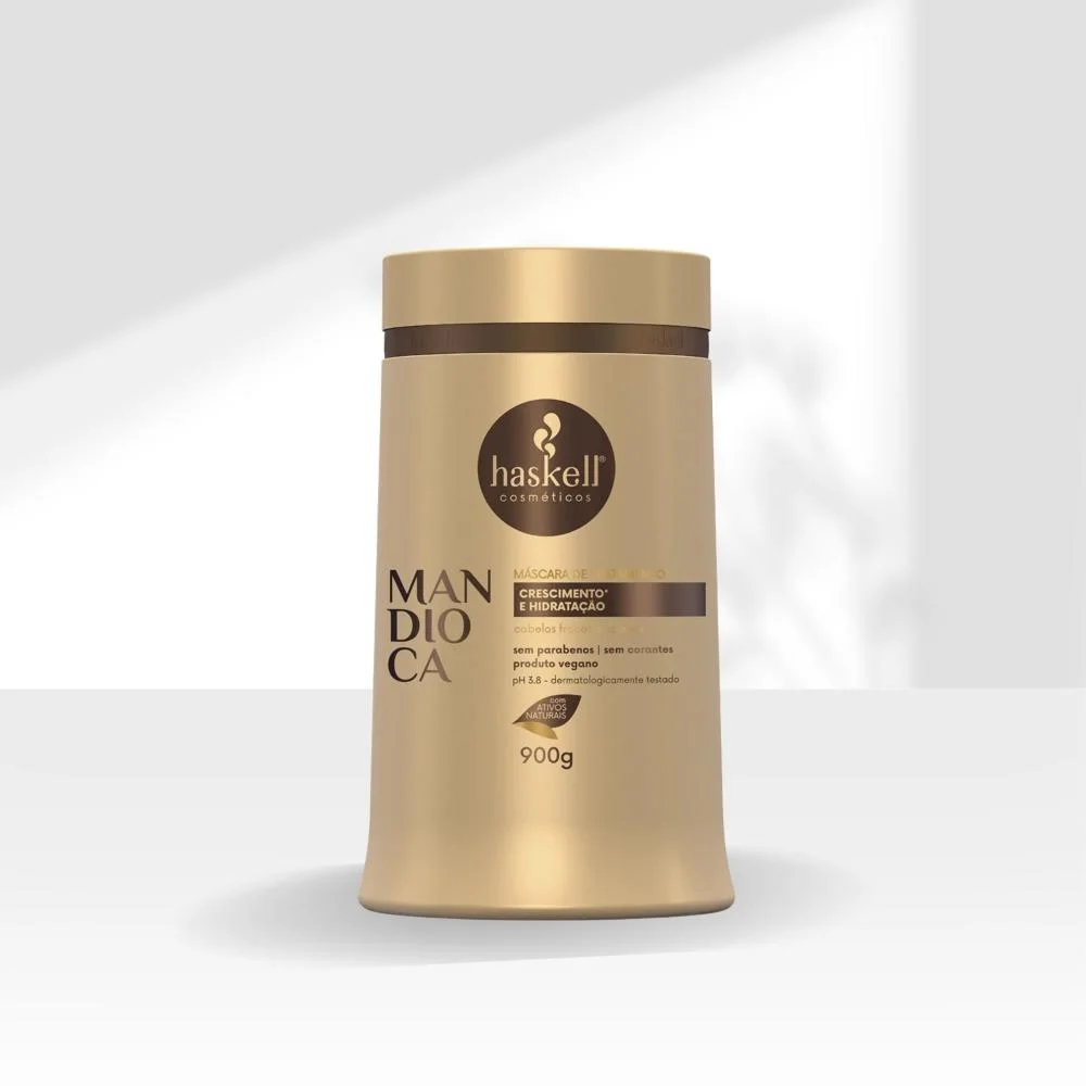 Haskell Mandioca - Máscara Força Crescimento Tratamento - 900g