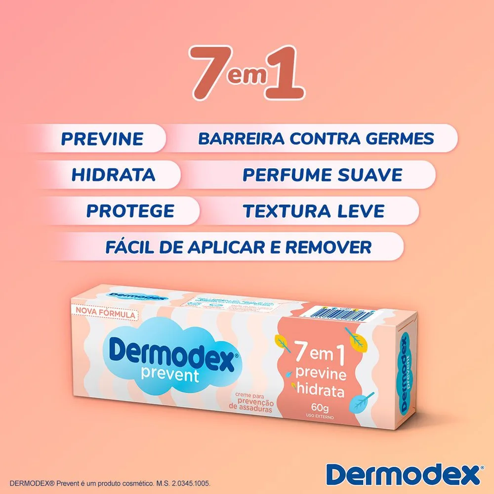 Creme para Prevenção de Assaduras Dermodex Prevent 30g