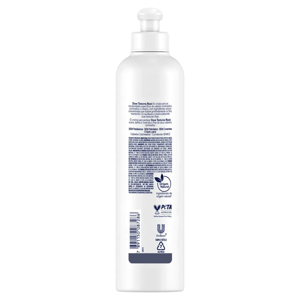 Creme de Pentear Dove Texturas Reais Cacheados 355ml