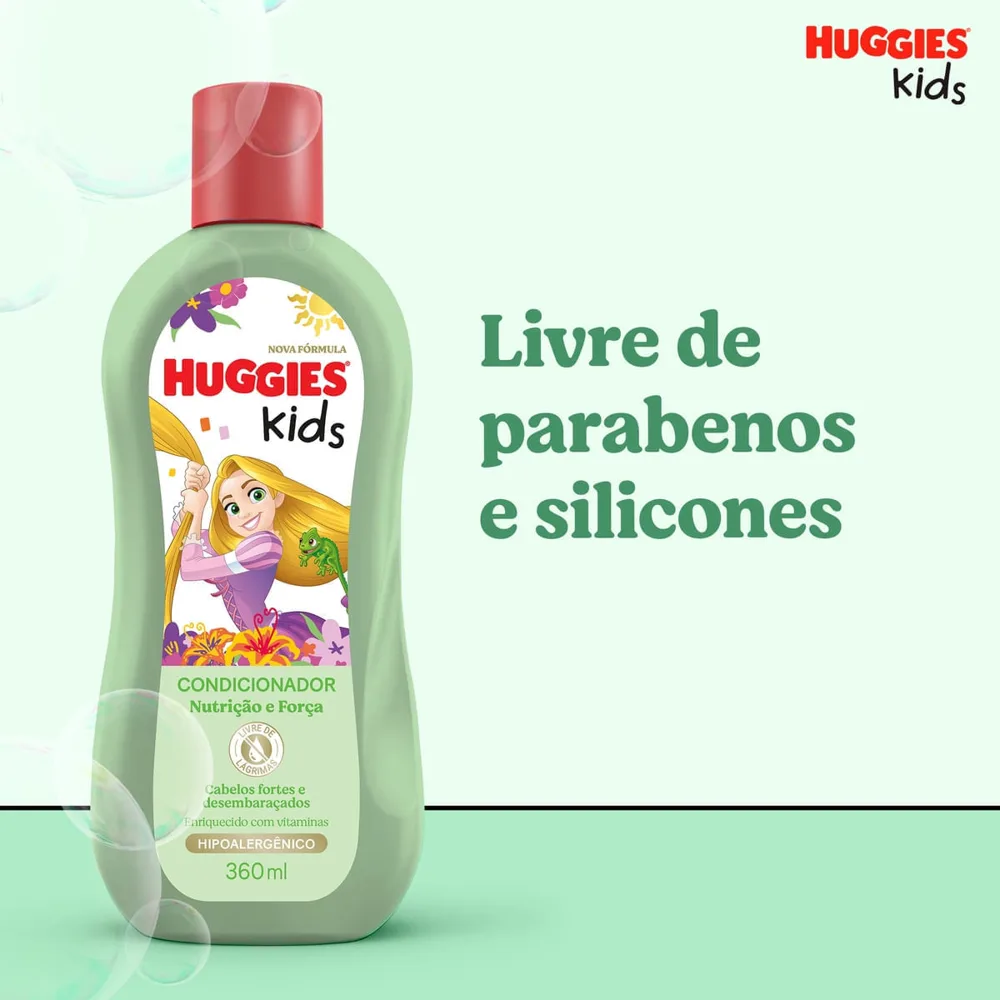Condicionador Infantil Huggies Kids Nutrição e Força 360ml