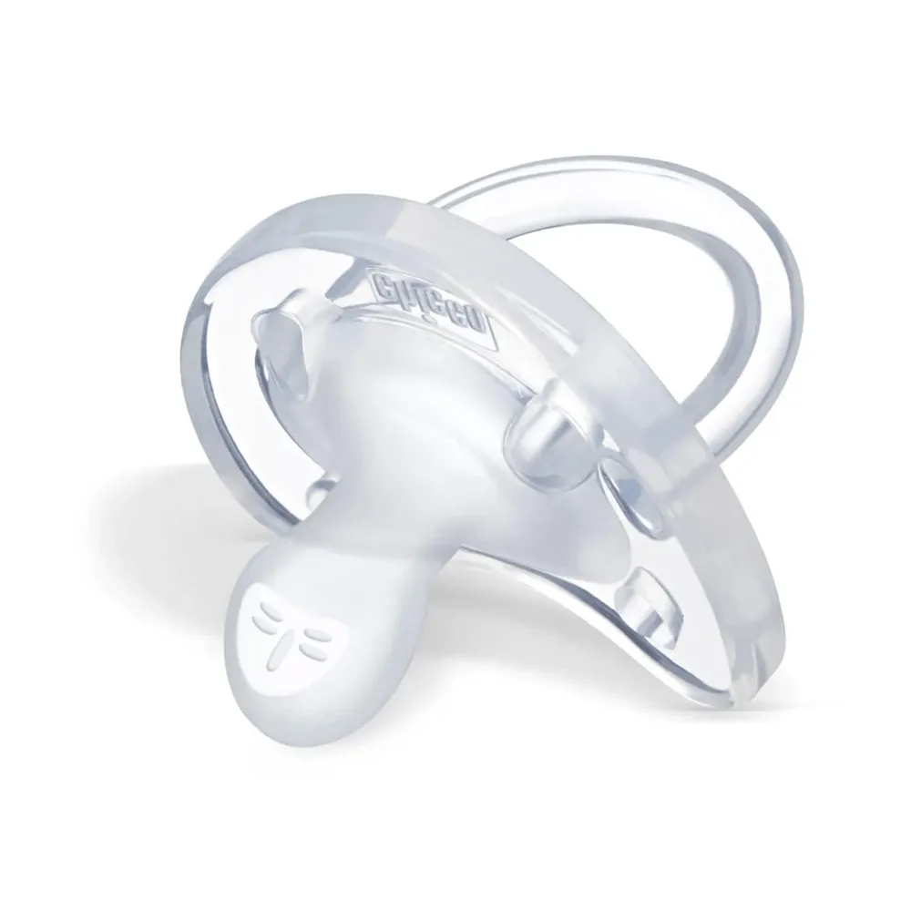 Chupeta Chicco PhysioForma Soft Anatômica de 0 a 6 meses Silicone Transparente 1 Unidades